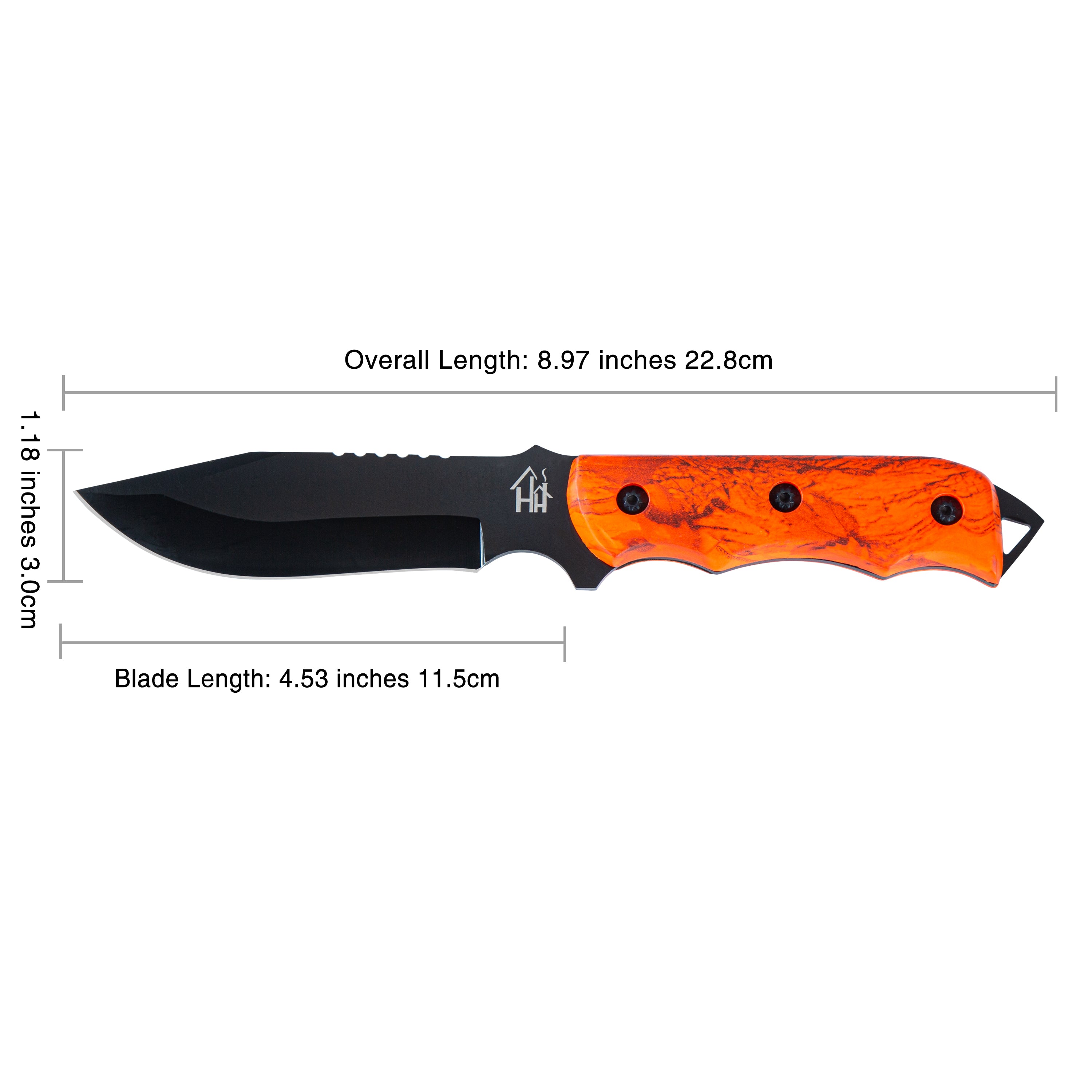Fixed Blade Hunting Knife with Sheath