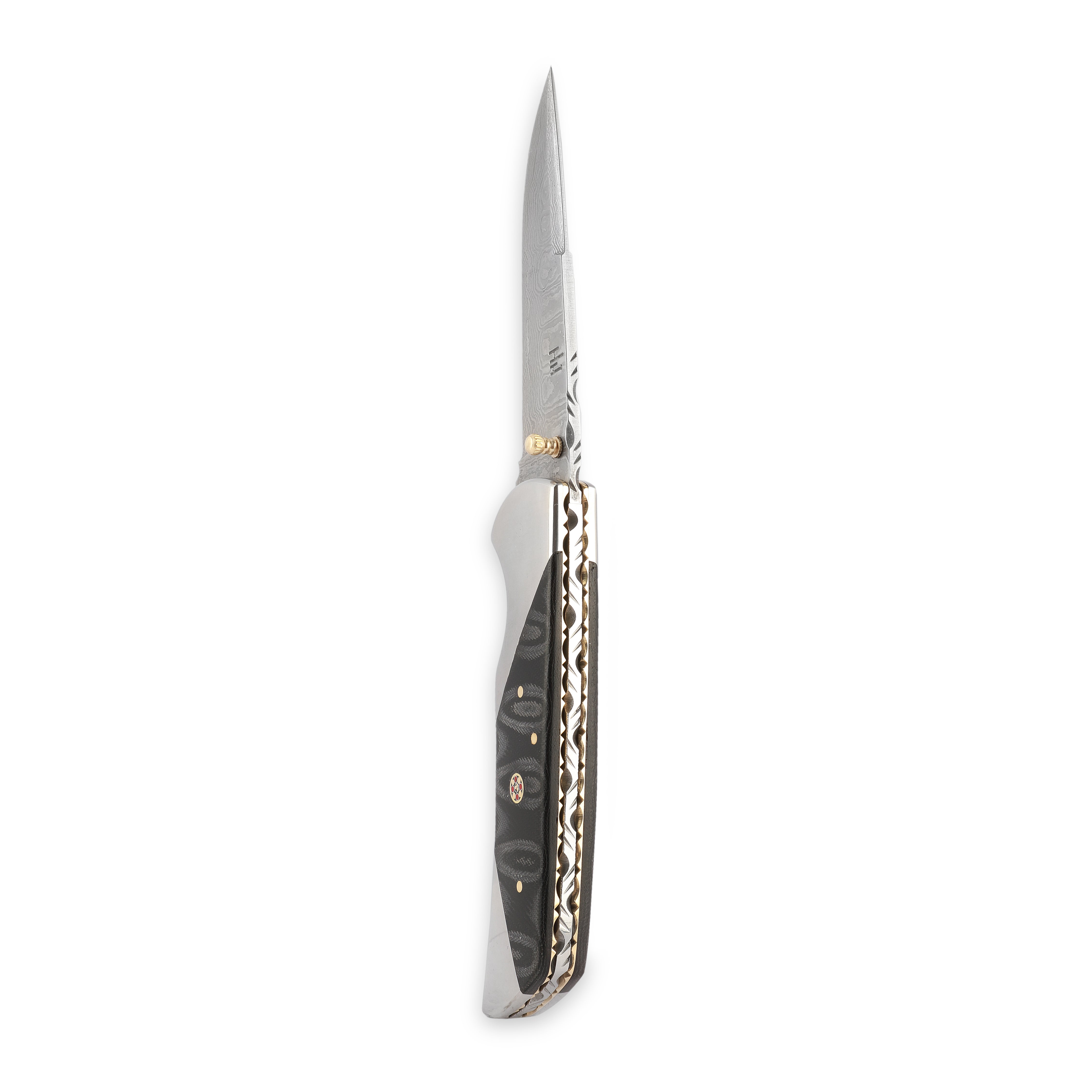 Damascus Steel Pocket Knife Folding Knife