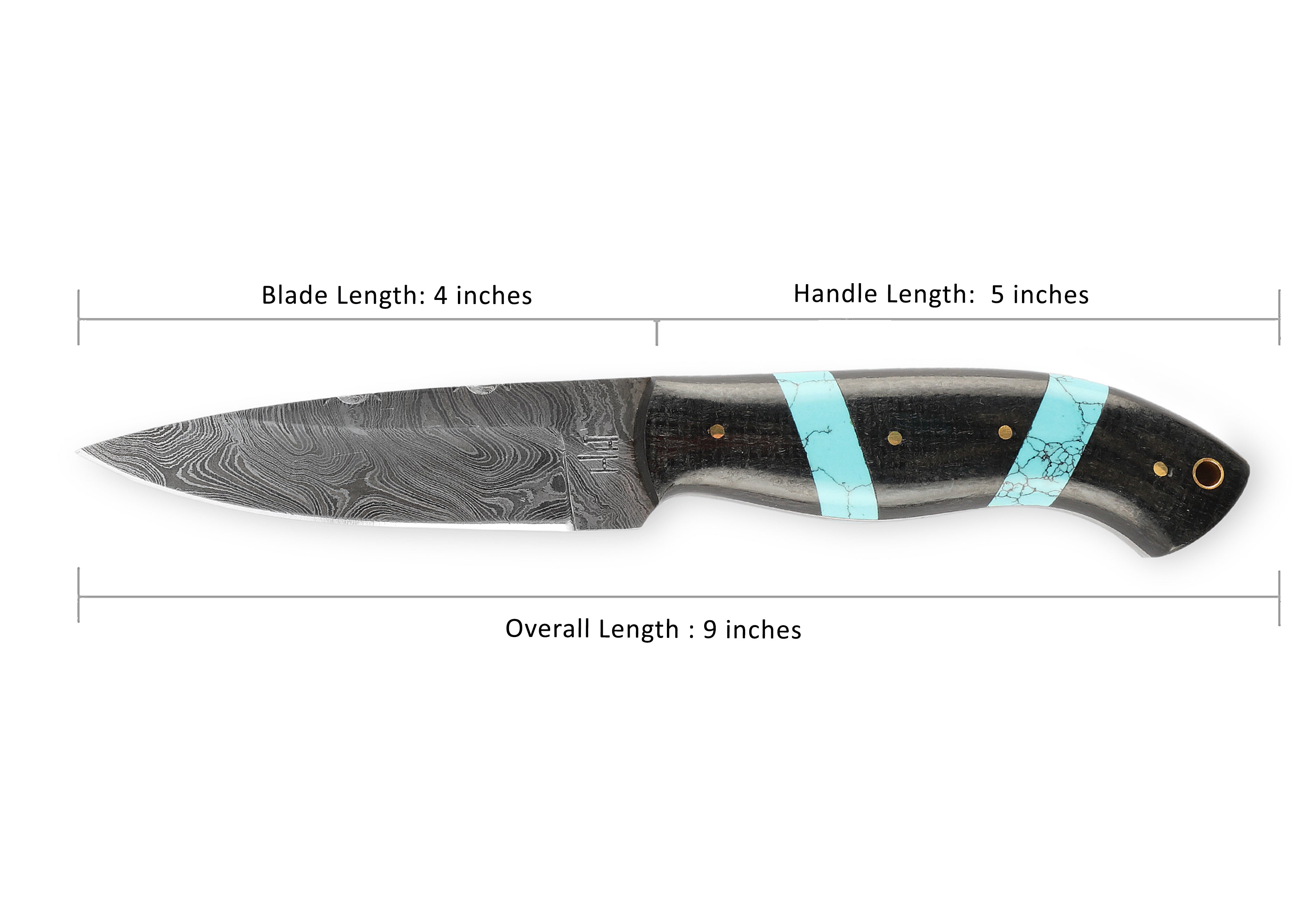 Handmade Damascus Steek Hunting Knife Bushcraft Knife