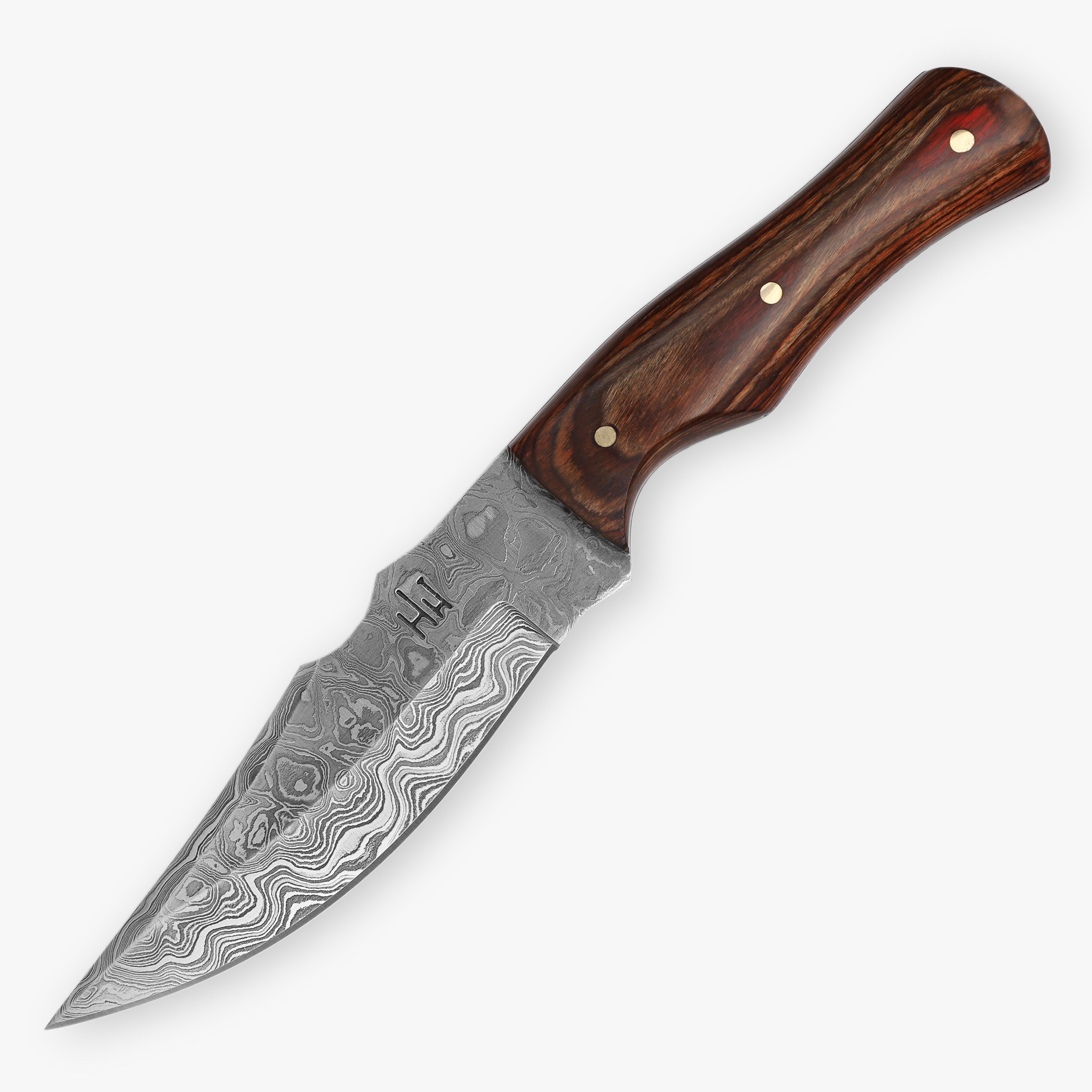 Handmade Hunting Knife Damascus Steel Full Tang Bushcraft Knife