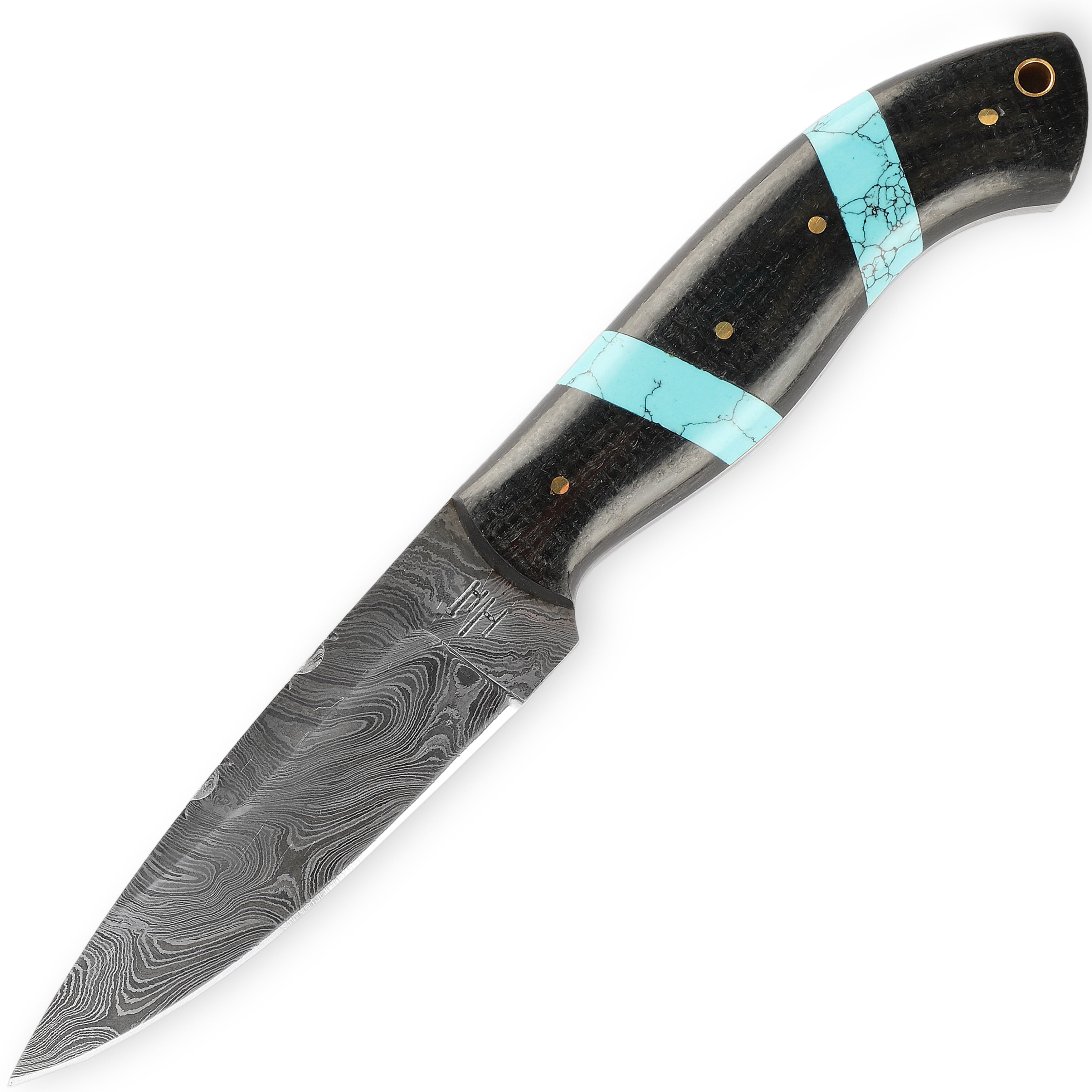 Handmade Damascus Steek Hunting Knife Bushcraft Knife