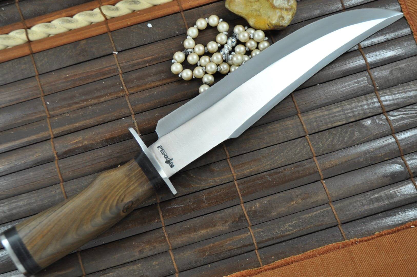 Handcrafted Hunting Knife 01 Carbon Steel Blade Bowie Knife With Sheath