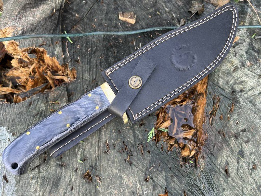 Custom Handmade Hunting Knife - Bowie Knife - Ball Bearing Steel
