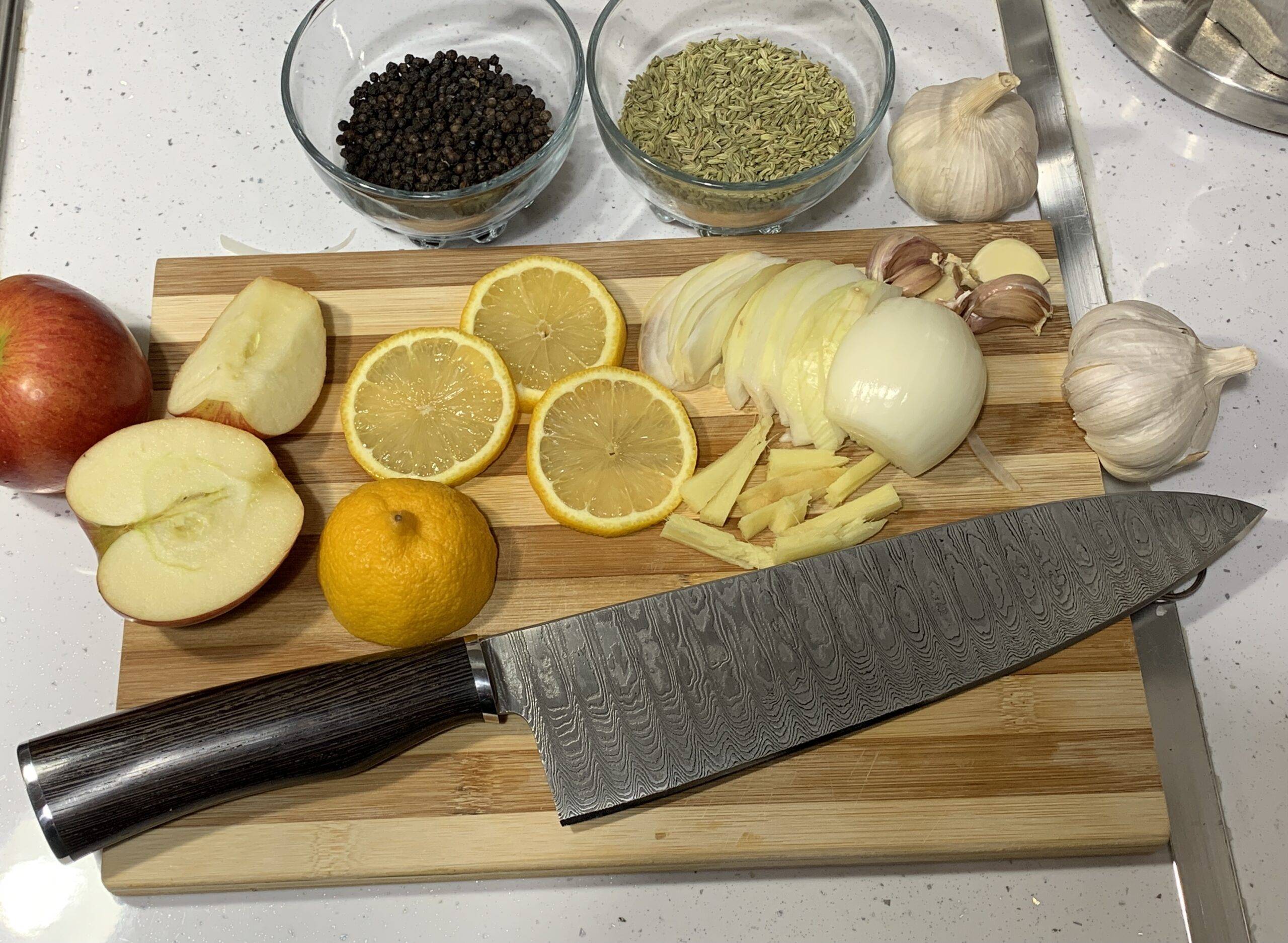 Handmade Knife Damascus Steel Knife Chef Knife Kitchen Knife Stainless Damascus Steel Chef2023