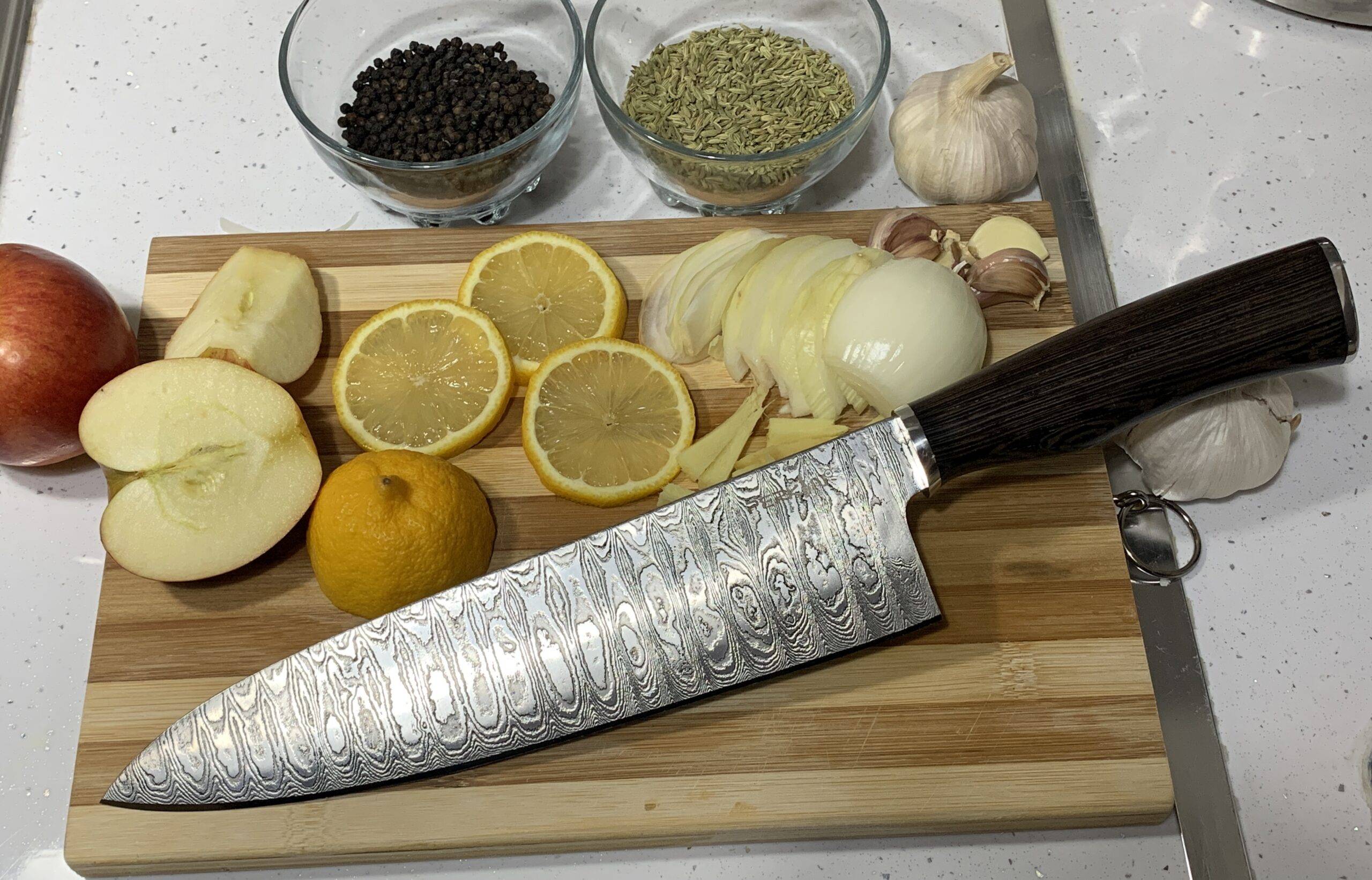 Handmade Knife Damascus Steel Knife Chef Knife Kitchen Knife Stainless Damascus Steel Chef2023