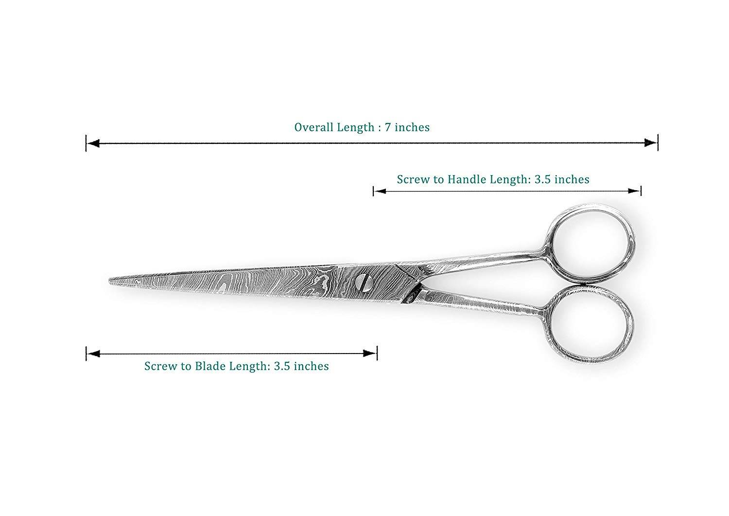 Damascus Steel Scissor - Work of Art - Outstanding Value