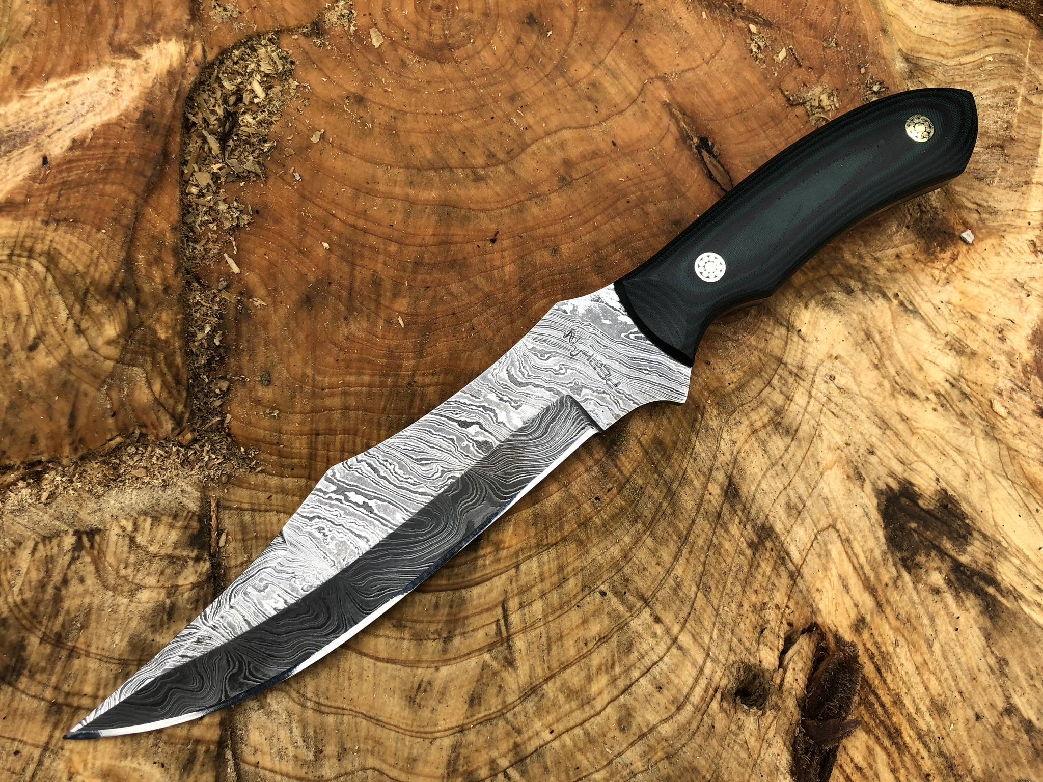 Handmade Knife for Hunting with Sheath