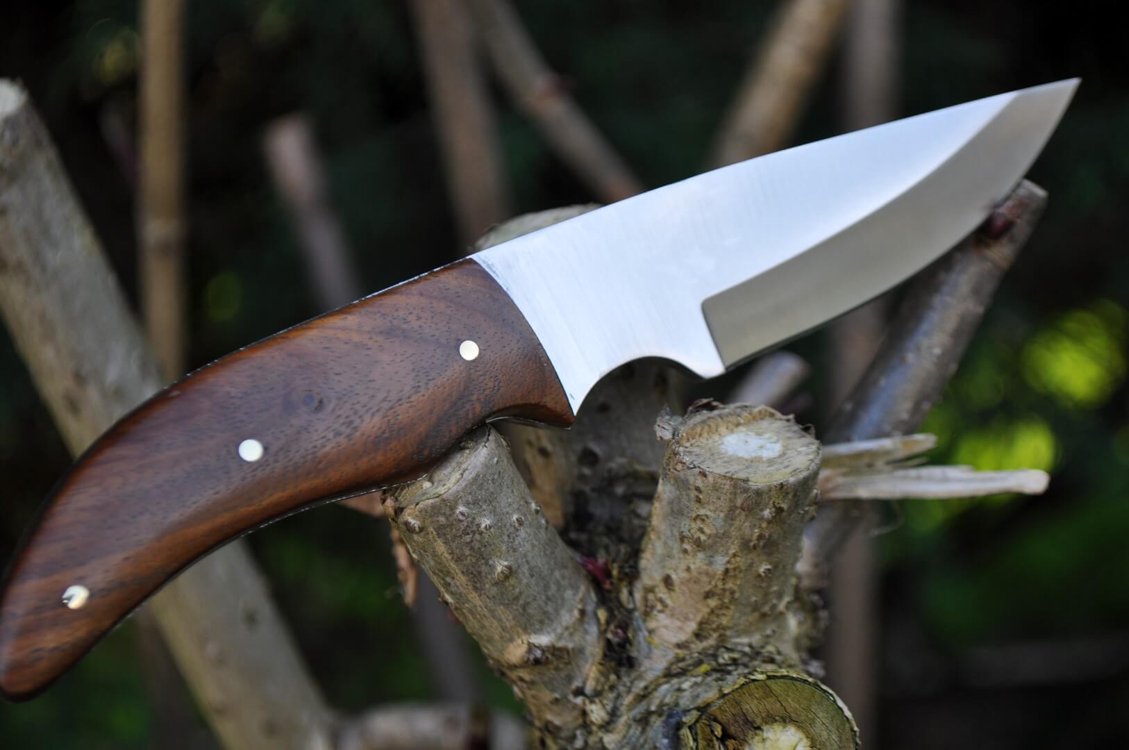 Handmade Bushcraft Hunting Knife with Sheath