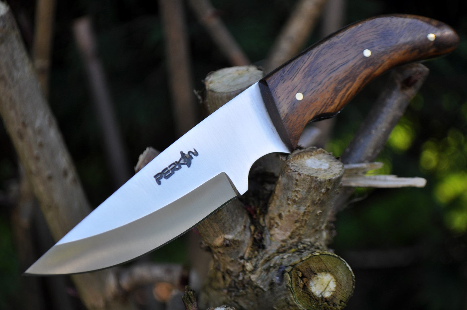 Handmade Bushcraft Hunting Knife with Sheath