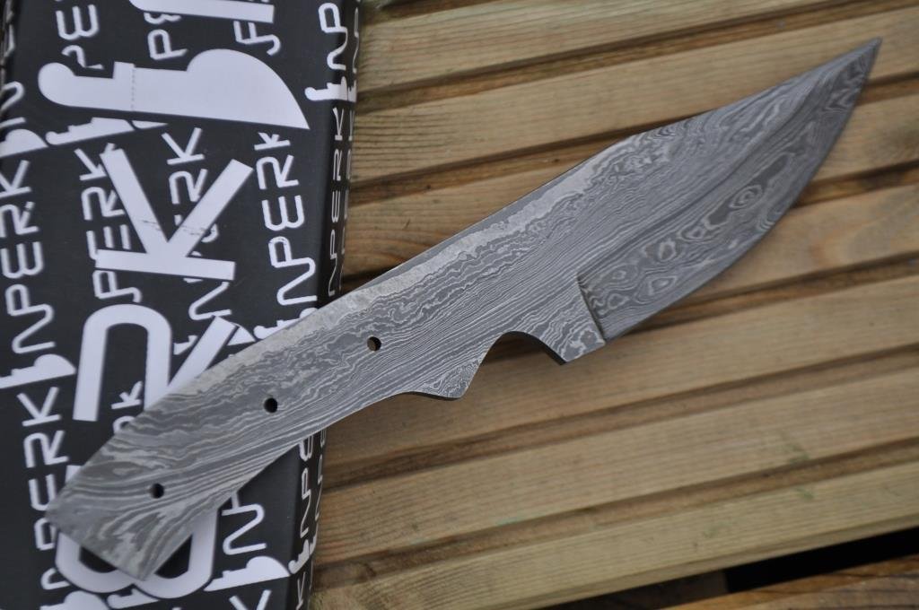 Damascus Blank Blade - 8 Inches