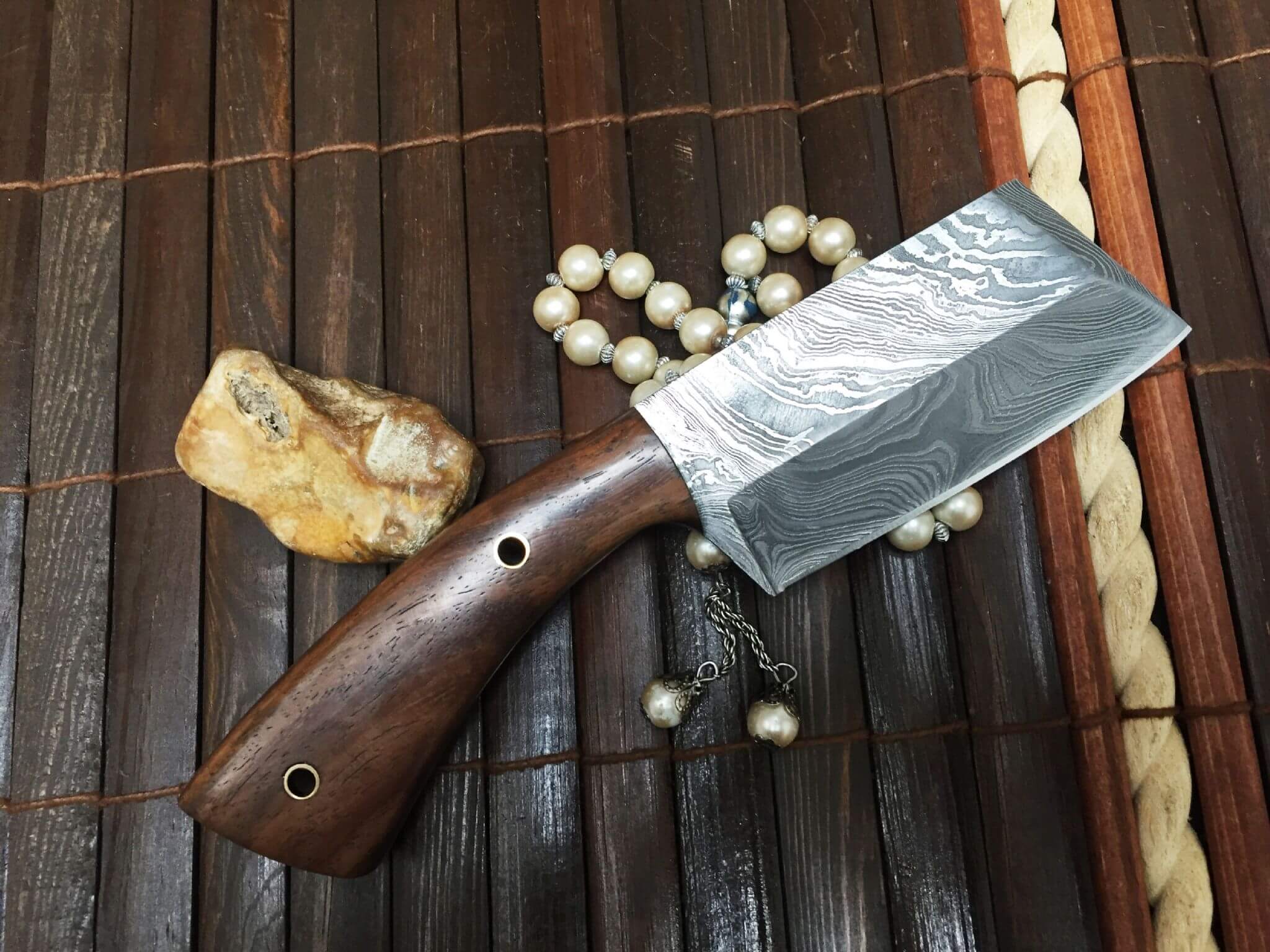 Damascus Steel Hunting knife damascus chef knife