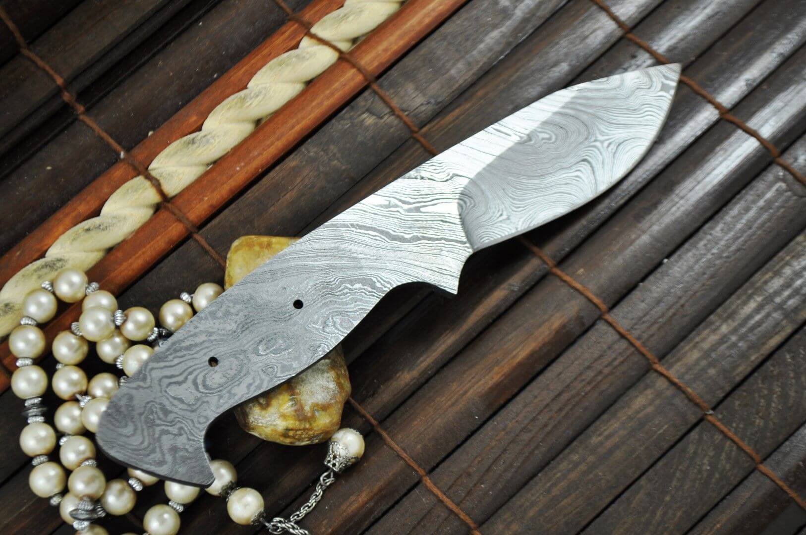 Perkins Damascus Blank Blade - BL7