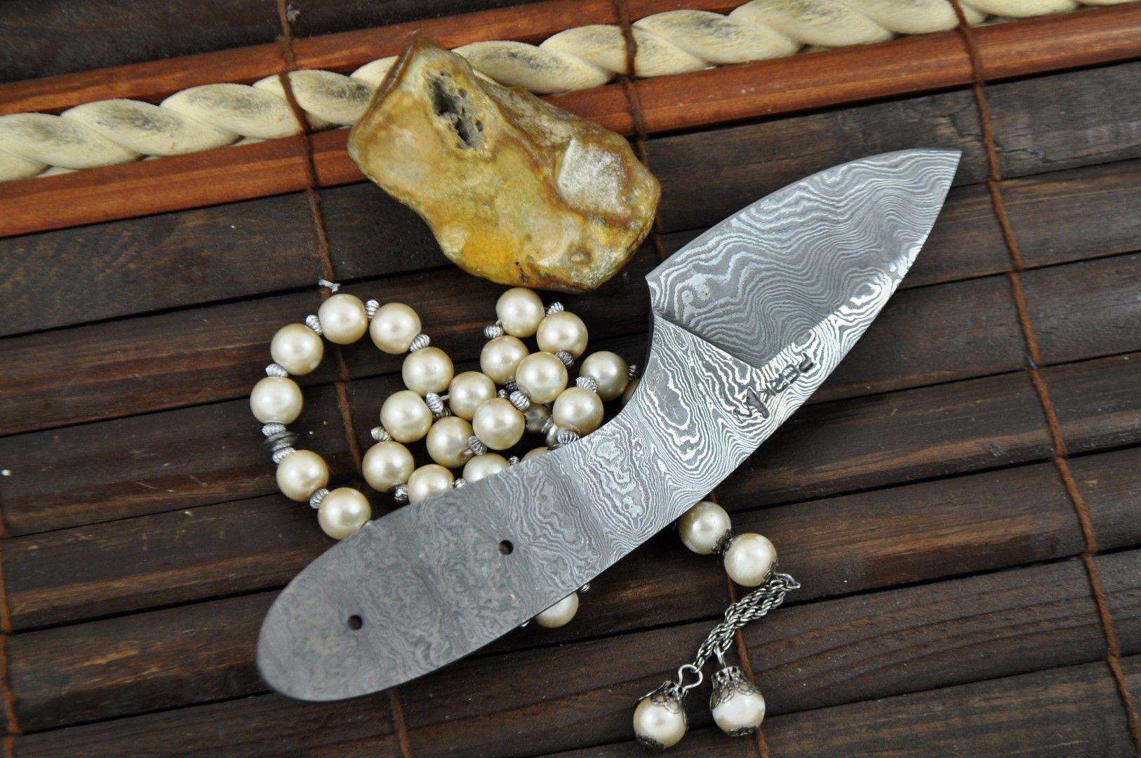 Perkins Damascus Blank Blade - BL9
